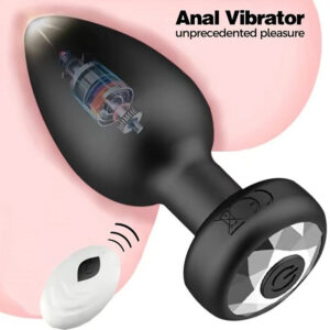 Silikon Analplug Vibrator 